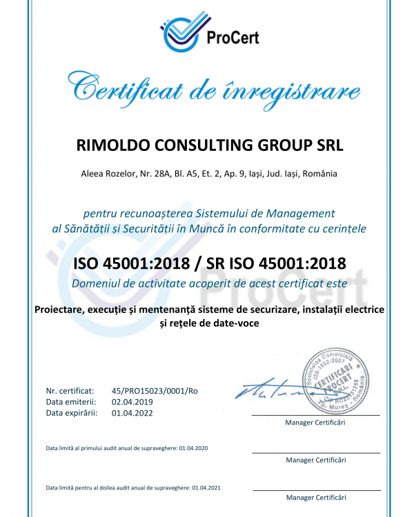ISO 45001 - RIMOLDO CONSULTING GROUP SRL (1)-1